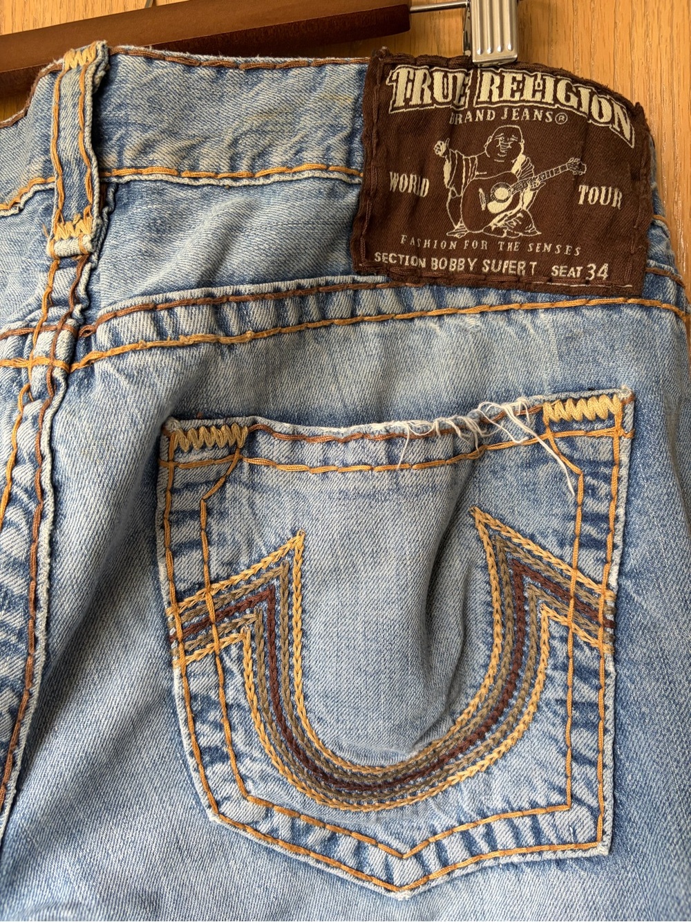 True Religion Men’s Jeans Bobby Super T 36x32